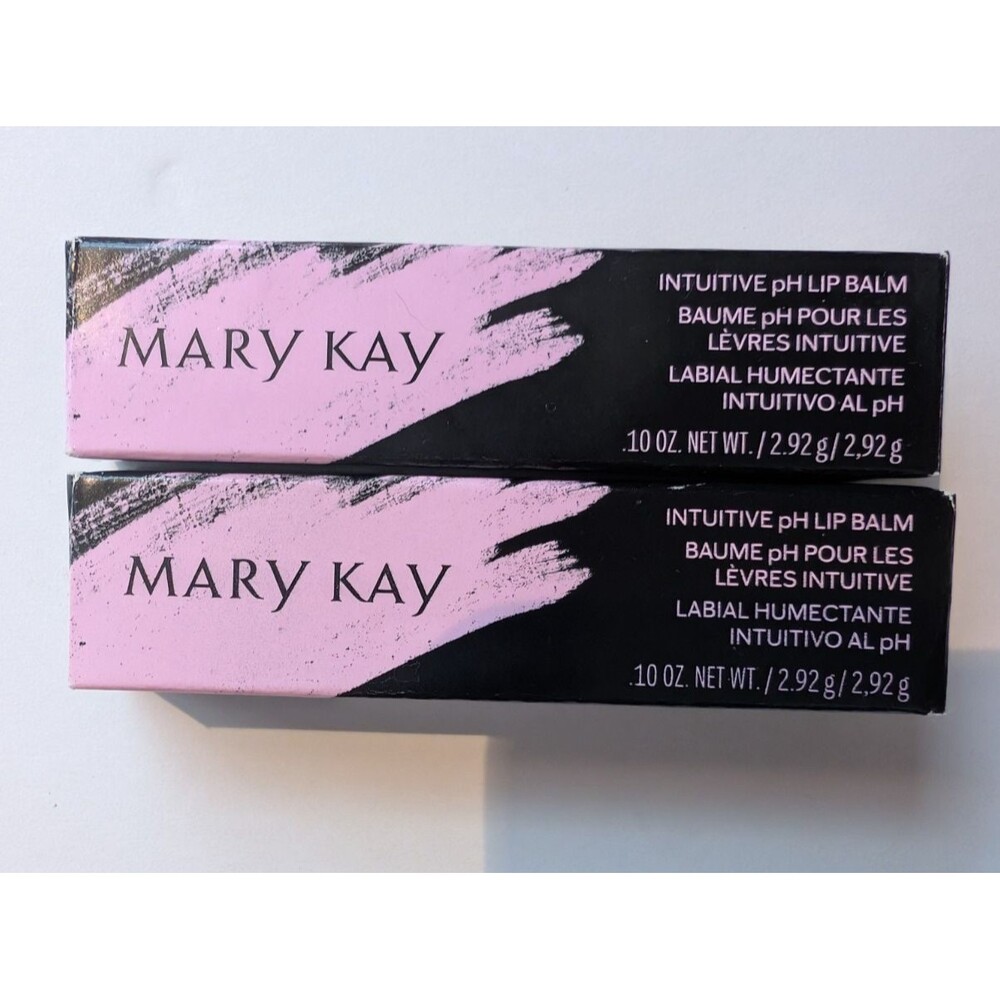2 Mary Kay Intuitive pH Lip Balm - Berry 156264 - Discontinued .10 Oz. NIB 2x